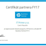 Certifikát HP